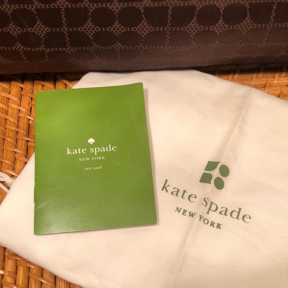 Kate Spade Signature Brown Cloth & Leather Handbag - Picture 5 of 8